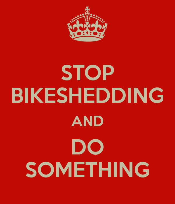 bike-shedding